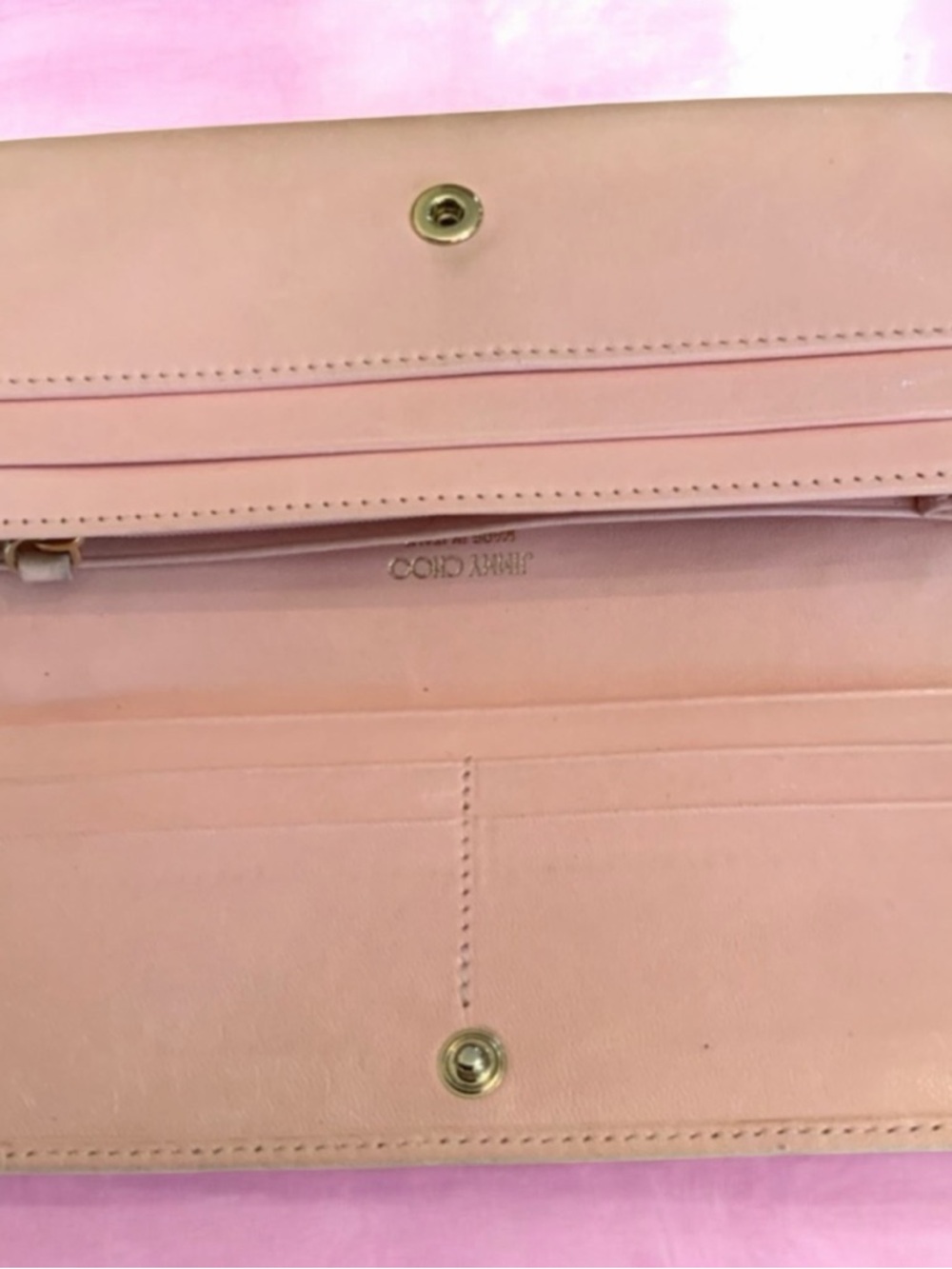 Jimmy Choo Pink Star-Studded Clutch - Picture 7 of 8